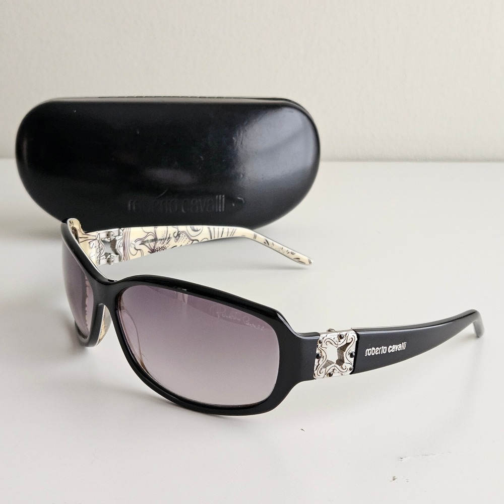 VTG Roberto Cavalli Nefele 169S Gradient Sunglasses With Case Made in Italy
